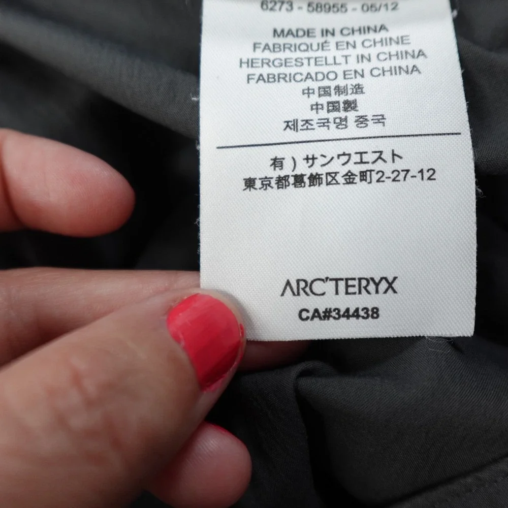 Arc'teryx Rampart Cargo Pants Mens 34x31 Gray Lightweight Hiking Trail Outdoor